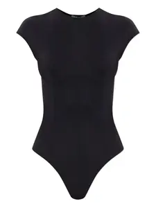 Боди Nadia с круглым вырезом Agolde, черный