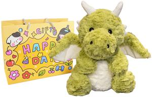 Удобный плюшевый дракон Flying Dragon, успокаивающая кукла для правильной осанки, размер 56 см в высоту, 21 см в длину Mise