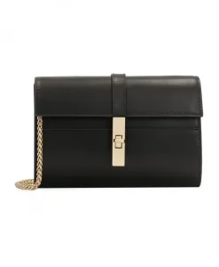 Гостевая сумочка-клатч со съемной цепочкой Kazar, черный