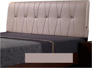 Подушка-подголовник для кровати LIANGJUN, двухслойная, обеспечивает поддержку спины, съемный моющийся чехол, 5 цветов, 8 размеров (цвет: бежевый, размер: 90x60x10 см) CHIAPERINI, Beige