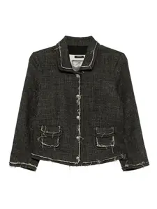 Куртка свободного кроя с эффектом потертости R13, серый