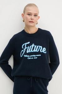 Свитер кашемировый From Future, темно-синий