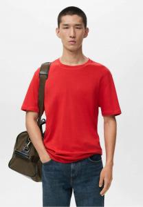 Футболка Mango Basic T-shirt, Red