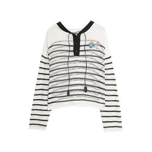 Вязаный свитер Fun Collection ELLE, черный белый