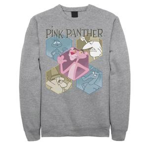 Мужской свитшот с шестиугольными портретами The Pink Panther Licensed Character