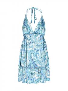 IZIA Женское платье синего многоцветного цвета