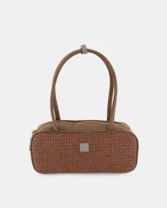 Клетчатый вязаный боулинг Jo & Mr. Joe, коричневый