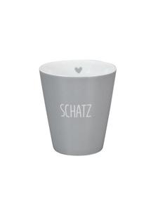 Кружка Happy Mug Treasure серого цвета Krasilnikoff