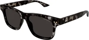 Montblanc Men's Mb0319s Sunglass Мужские солнцезащитные очки из переработанного ацетата, разноцветные, красочные, Einheitsgröße
