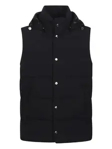 Стёганый жилет с капюшоном Montecore, черный