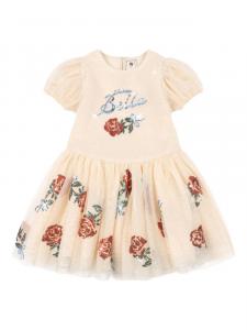 Платье из тюля с цветочным узором X RHW Bella Konges Sløjd, нейтральный