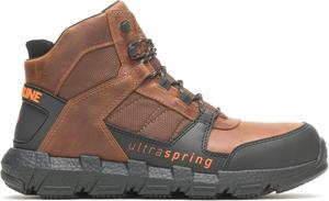 Мужские ботинки WOLVERINE Rev Ultraspring DuraShocks CarbonMax Vent Mid, Tobacco