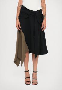 Платье STAUD DAVINA DRESS, Black/Multi-Coloured/Black