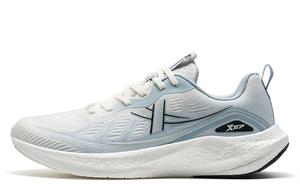 Амортизирующие дышащие низкие кроссовки мужские Sail White/Evening Dusty Blue XTEP, Sail White/Dusty Blue