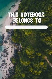 MM Campus Notebook straight lines, Ruled, 50 Sheets - 100 pages, Nature landscape view. ''6 x 9''. Nature landscape 7 (Independently published)