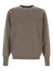 Свитер с декоративной строчкой MAISON MARGIELA, коричневый