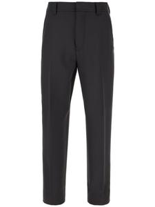 Шерстяные зауженные брюки Zegna, серый