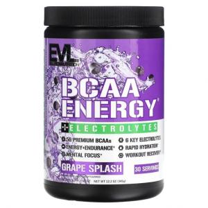 Электролиты EVLution Nutrition BCAA Energy Plus, виноградный сок