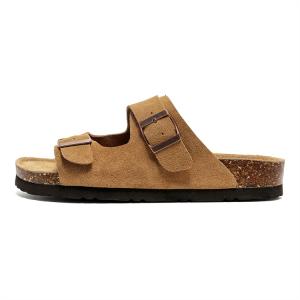 GZZ Слайдеры унисекс сандалии каштан, цвет Chestnut