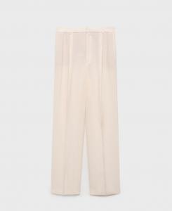 Женские брюки прямого кроя MANGO, Vanilla
