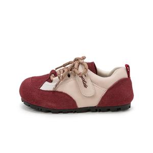 Нескользящие, износостойкие, легкие, амортизирующие, теплые, низкие, детские, повседневные кроссовки для детей Tongmengqiantian, бежевый/красный