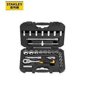 Stanley Набор головок серии 12,5 мм, ключ с храповым механизмом, набор инструментов для ремонта автомобилей Dafei, набор из 26 предметов STMT45503-23