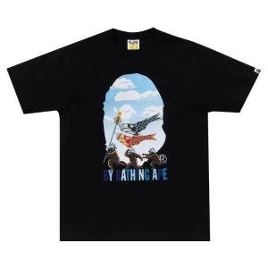 Футболка BAPE Carp Streamer By Bathing Ape Tee 'Black'
