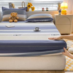 Yalu Простыня на резинке 90x200 см из 100% хлопка с парой наволочек