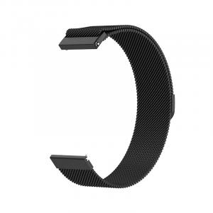 Ремешок Huawei Совместимость Нержавеющая сталь Материал STIGER, [Бежево-синий Магнитный] Титан серый | Диаметр 22 мм