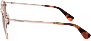 Солнцезащитные очки MaxMara Rose Gold для женщин, 54e Red Havana