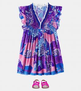 Кожаные сандалии PèPè, Fuxia