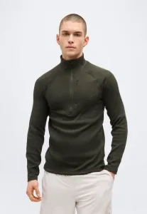 Футболка pace flow с застежкой-молнией до середины груди и длинными рукавами Houdini, Green Illusion