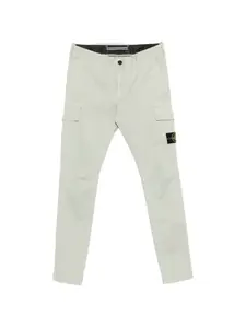 Брюки с накладными карманами Stone Island, зеленый