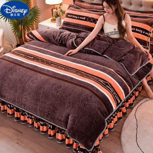 Disney Комплект постельного белья, 4 предмета, для кровати 1.8м, пододеяльник 200x230см