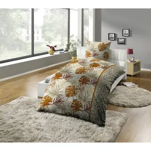 Постельное белье BIERBAUM «Постельное белье из ткани из микрофибры «Лео», легкое в уходе, цвет bunt