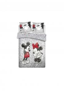 Детский комплект постельного белья Disney Mickey Mouse – 1 пододеяльник 240x220 см Disney, серый 240x220 см+2 наволочки 63x63 см