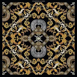 Декоративная подушка Орнамент, наволочка без наполнителя, 1 штука Queence, Bunt + bedruckt