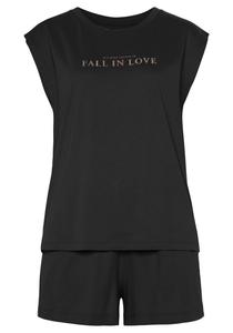 Короткий пижамный комплект VIVANCE Dreams, Black