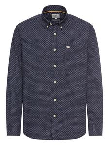 Camel Active Рубашка - стандартный крой - темно-синего цвета