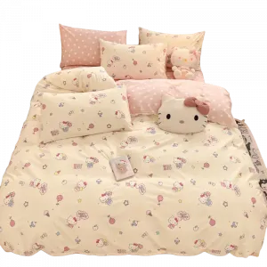 100% хлопок детский пододеяльник single pack Sanrio, Hello Kitty Cone