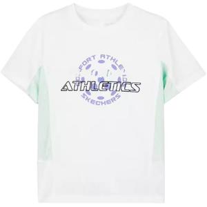 Skechers Футболка ярко-белая для подростков Teenagers