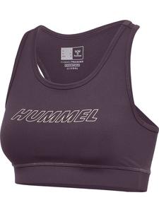 Футболка Hmlte Fundamental Sports Bra фиолетового цвета Hummel