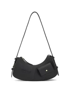 Сумка на плечо с логотипом и карманом Tous, черный
