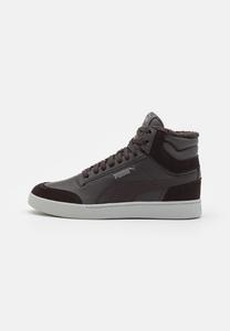 Высокие кеды Shuffle Mid Unisex Puma, цвет flat dark gray/cast iron/cool light gray