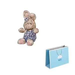 Плюшевая кроличья кукла высота 35см/50см Nodding Bud Bug, синий