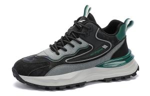 Кроссовки мужские низкие повседневные черно-серые RED DRAGONFLY