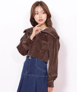 Велюровая толстовка Jill By Jill Stuart, цвет Brown