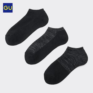 Мужские носки Gu 3 пары повседневные, черный