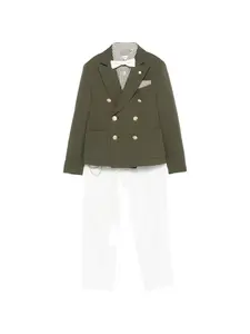 Костюм с цепочками (набор из пяти предметов) Colorichiari, зеленый