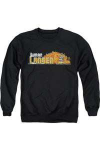 Толстовка Atari Lunar Marquee для взрослых с круглым вырезом Gildan, черный